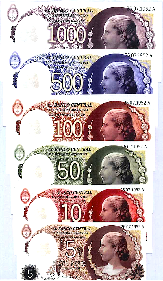 Billete De Argentina 10,000 Pesos Juramento Ala Bandera 2024