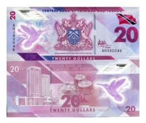 D_612025-MLM72050542976_102023-O.jpg Billete De Trinidad Y Tobago 20 Dollars 2020 Polímero Nuevo