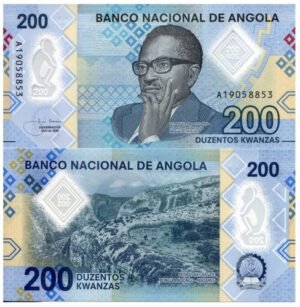 Billete De Angola 200 Kwanzas 2020 Agostinho 1º Pte Polímero