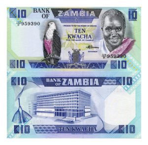 D_620866-MLM48842182436_012022-O.jpg Billete De Zambia 10 Kwachas Nuevo Sin Circular, Pte. Kaunda