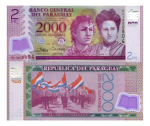 Billete De Paraguay 2,000 Guaranis 2017, Nuevo De Polímero.