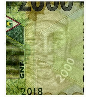 Billete De Guinea De 2,000 Francos 2022, Nuevo Sin Circular