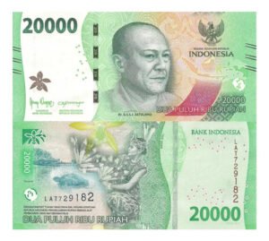 Billete De Indonesia 20,000 Rupias Dr. Gerungan, Nuevo 2022