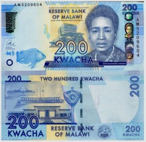 Billete De Malaui 200 Kwachas Rosa Lomathinda 2020 Nuevo S/c