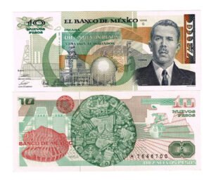 Billete De  Nuevos Pesos Lázaro C Nuevo Sin Circular 1992