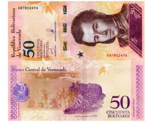 D_666673-MLM51372929041_092022-O.jpg Billete De Venezuela 50 Bolívares Jose De Sucre Ocelote 2018