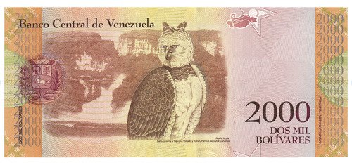 D_667955-MLM106767963101_022026-O.jpg Billete De Venezuela 2000 Bolívares Cacique Guaicaipuro 2018