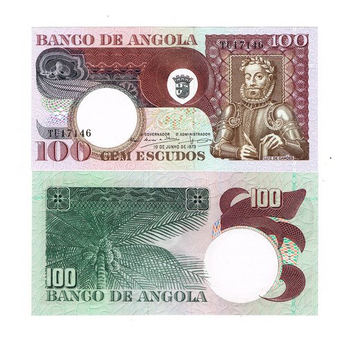 D_672034-MLM75912631841_042024-O.jpg Billete De Angola 100 Escudos Luiz Vaz (colonia Portuguesa)