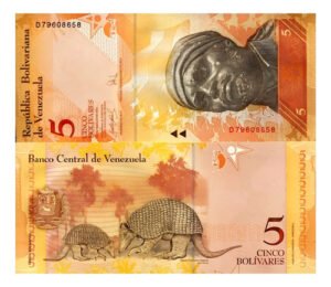 D_676302-MLM94731154925_102025-O.jpg Billete De Venezuela 5 Bolívares Pedro Camejo Armadillo 2007