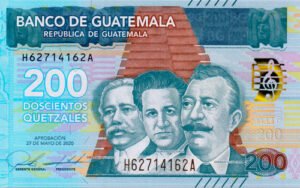 Billete De Guatemala 200 Quetzales, Marimba Nuevo Sin C 2020