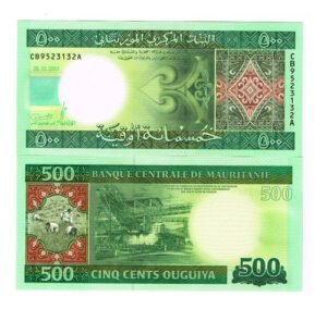 Billete De Mauritania 500 Ouguiya Diseño Autóctonos Nvo 2013