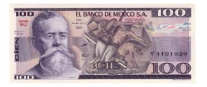 Billete De Mexico 0 Pesos Venustiano Carranza Nvo. Sin C