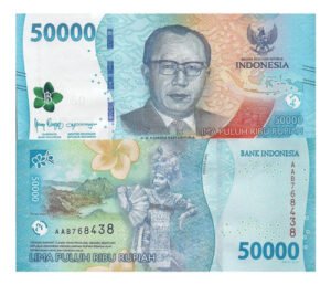 Billete De Indonesia 50,000 Rupias Ir H. Djuanda Nuevo 2022