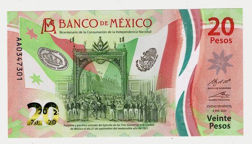 D_698499-MLM73992197923_012024-O.jpg Billete De Pesos Nuevo Sin Circular Serie Doble A A 2021