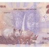 Billete De Zambia 200 Kwacha Águila Pesca Y Rinoceronte 2024