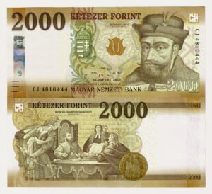 Billete De Hungría 2000 Florines, Principe Gábor, Nuevo 2020