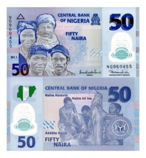 Billete De Nigeria 50 Naira 2010 Polímero Nuevo Sin Circular
