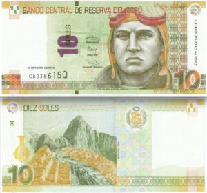 Billete De Perú 10 Soles 2018 Aviador José Quiñones Nuevo Sc