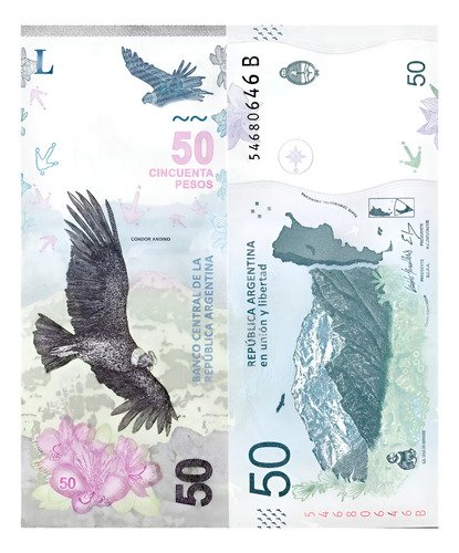 Billete De Argentina  Pesos Nvo Sin Circular, 2020 Condor