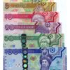 Colección 6 Billetes De Turkmenistán: 1, 5, 10, 20, 50 Y 100