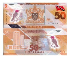 D_748731-MLM72109361915_102023-O.jpg Billete De Trinidad Y Tobago 50 Dollars Polímero Nuevo 2020