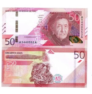 Billete De Perú De 50 Soles Nuevo Sin Circular Jaguar 2019