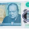 Billete De Inglaterra De 5 £ Carlos Ill & Churchill Polímero