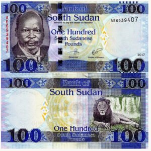 Billete De Sudán Del Sur 100 Pounds 2019 Nuevo Sin Circular