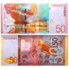 Billete De Santo Tomé Y Príncipe 50 Dobras Mariposa Y Pájaro
