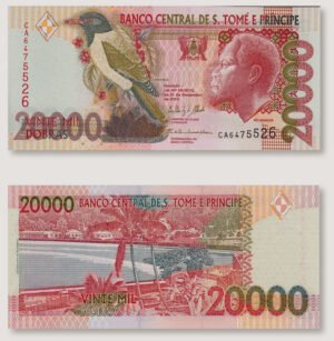 Billete De Santo Tomé Y Príncipe 20,000 Dobras, Nuevo Sin C.