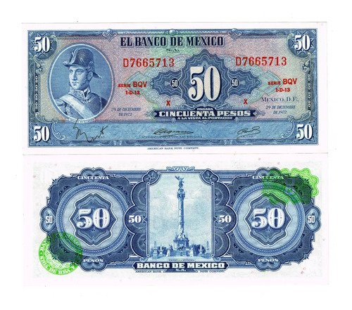 D_796317-MLM70395927629_072023-O.jpg Billete Pesos Allende Y Angel Nuevo Sin Circular 1972