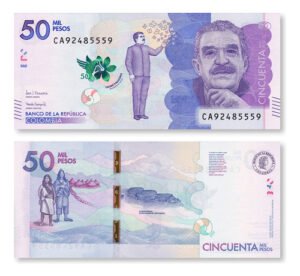 Billete De Colombia ,000pesos Gabriel García Márquez 2018