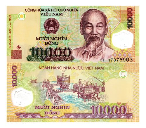 D_803217-MLM94727808995_102025-O.jpg Billete De Vietnam 10,000 Dong Ho Chi Minh Polímero Nvo 2022