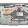 Billete De Mexico width=