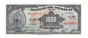 Billete De Mexico width=