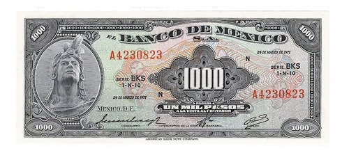 Billete De Mexico width=