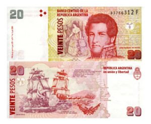 Billete De Argentina 20 Peso Nuevo 2016 Juan Manuel De Rosas
