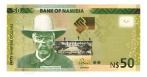 Billete De Namibia 50 Dollar 2019 Nuevo Sin C. Antílope Kude