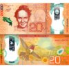 Billete De Costa Rica 20,000 Colones, Colibrí Chispita, 2019