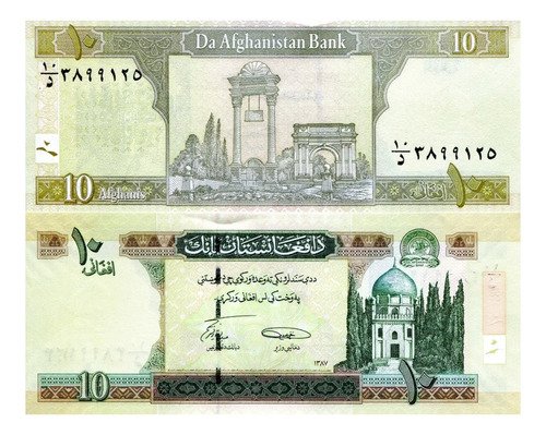 D_834251-MLM71988491974_102023-O.jpg Billete De Afganistán De 10 Afghanis Nuevo Sin Circular 2012