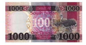 D_840746-MLM77959665198_082024-O.jpg Billete Sudán Del Sur 1,000 Pounds Avestruces 2021 Nuevo S C