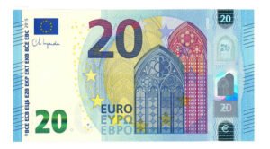 Billete De 20 Euros De La Unión Europea Nvo Sn Circular 2015