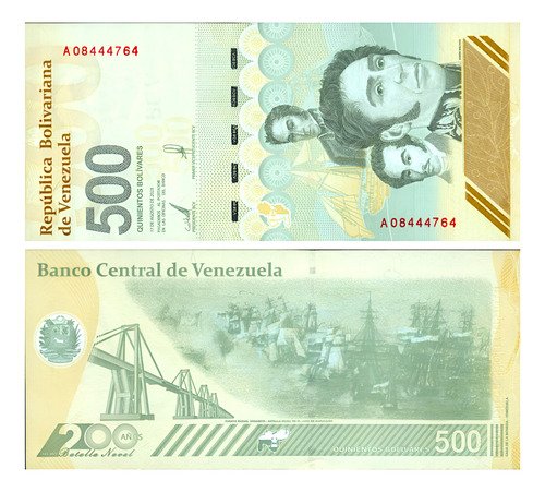 Billete De Venezuela 500 Bolívares Digitales Nvo. Sin C 2023