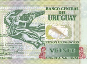 Billete De Uruguay 20 Pesos Polímero Nuevo Sin Circular 2020