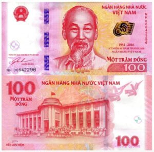 D_885063-MLM50279071897_062022-O.jpg Billete De Vietnam 100 Dong 2016 Nuevo Sin Circular 65º Aniv