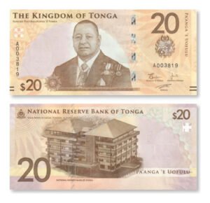 D_894027-MLM85133552305_052025-O.jpg Billete De Tonga 20 Pa'angas Rey Tupou Vl, Nuevo Sin C. 2023