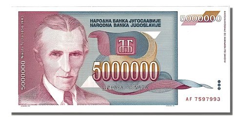 D_904599-MLM94297755341_102025-O.jpg Billetes De Yugoslavia De 5,000,000 Dinares, Nikola Tesla