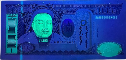 Billete De Mongolia 5,000 Tugrik Chingis Khaan 2018 Nuevo S