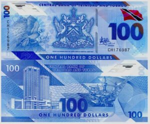 D_915378-MLM49777879417_042022-O.jpg Billete De Trinidad Y Tobago 100 Dollar 2019 Polímero Nuevo