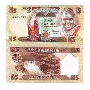 D_962698-MLM76477837541_052024-O.jpg Billete De Zambia 5 Kwachas, Pte. Kaunda Nuevo Sin Circular